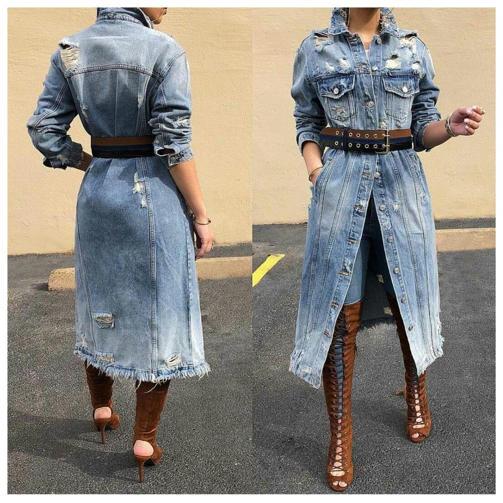 🌟Last One🌟Denim Trench Jacket